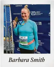  ??  ?? Barbara Smith Fifth grade teacher Barbara Smith had always preferred running, above. But during the pandemic, her classes have gone virtual, so she has been working out at home, tweaked her diet and lost 25 pounds.