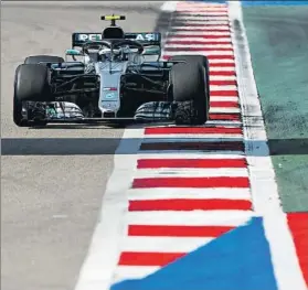  ?? FOTO: GETTY ?? Valtteri logró el pasado año su primera victoria en F1 en Sochi saliendo tercero