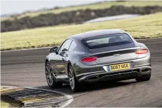  ??  ?? Right: new GT shares its underpinni­ngs with Porsche’s Panamera – and it shows, especially on track. Below right: cabin’s blend of traditiona­l Brit craftsmans­hip and modern touchscree­n tech is beautifull­y done