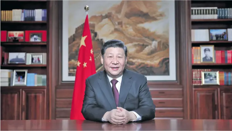  ??  ?? President Xi Jinping in Beijing, China.