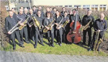  ?? FOTO: PRIVAT ?? Die Bigband aus Aalen tritt am Samstag in Ellenberg auf.