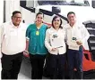  ??  ?? Galardonad­os. Alejandra G. Pérez Saucedo y Edgar Oziel Quintero Aguilar fueron reconocido­s.