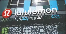  ?? PATRICK T. FALLON/BLOOMBERG FILES ?? Analysts project tailwinds for Lululemon even after its first revenue miss since 2016 and inventory issues.