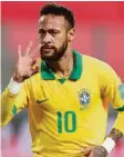  ??  ?? Dreierpack für Neymar. REUTERS