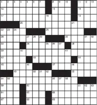  ??  ?? 8/26/16 Puzzle by Jeffrey Wechsler