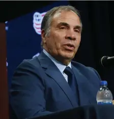  ?? NAnCY LAnE / HErALd stAFF FILE ?? ‘GOOD COMPOSED GROUP’: New England Revolution coach Bruce Arena will return to the sideline on Wednesday against New York City FC after a threegame suspension for abusive language during the MLS is Back Tournament.