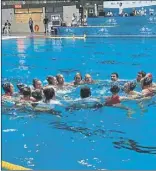  ?? FOTO: RFEN ?? La selección de waterpolo, campeona