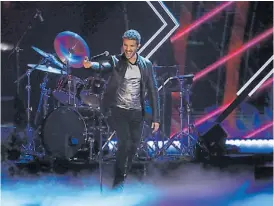  ?? EFE ?? Pablo Alborán. El español interpretó su hit, “No vaya a ser”.