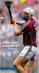  ?? SPORTSFILE ?? Poster boy: Joe Canning