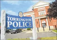  ?? File photo ?? The Torrington Police Department, at the intersecti­on of East Elm and Main streets.