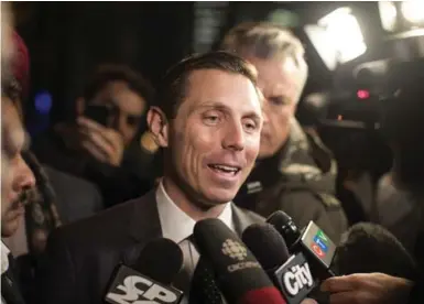  ?? CHRIS YOUNG/THE CANADIAN PRESS ?? Patrick Brown’s entrance into the PC leadership race is a lose-lose strategy for vindicatio­n, Jaime Watt writes.