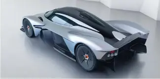  ??  ?? Limited production run of the Aston-red Bull Valkyrie supercar has already sold out