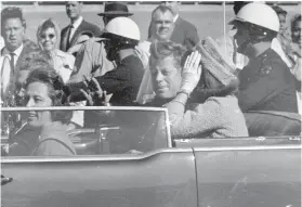  ?? — AP FILES ?? U.S. President Donald Trump says he plans to release thousands of never-seen government documents related to the assassinat­ion of president John F. Kennedy, above.