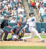  ?? FE ?? Fue el cuarto cuadrangul­ar de Juan Soto en la pretempora­da con los Yankees.