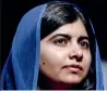  ??  ?? Malala Yousafzai