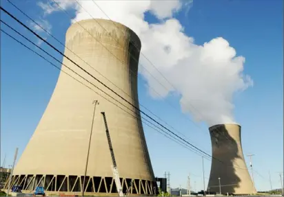  ?? Darrell Sapp/Post-Gazette ?? The Beaver Valley Nuclear Plant in Shippingpo­rt.