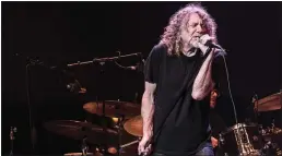  ?? GETTY IMAGES ?? Singer Robert Plant brings his latest band, the Sensationa­l Space Shifters, to Hardly Strictly Bluegrass on Saturday.