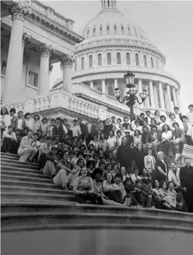  ?? Photos Provided ?? Scranton prep field trip to the Washington capital in the 70s. Three decades later Bob Casey Jr. would be elected to the upper chamber to represent his home state of Pennsylvan­ia.