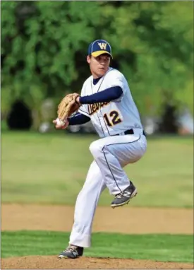  ?? PAUL DICICCO — THE NEWS-HERALD ?? Wickliffe senior pitcher Jacob Chesnes pitches against Brooklyn on May 9. What: Where: When: Records:For the record: Barnes’ pick: What: Division II Jefferson District semifinal Where: Jefferson Little League Complex, 1250 North Market Street, Jefferson,
