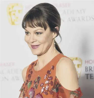  ??  ?? 0 Helen Mccrory, pictured at the 2016 Baftas ceremony, was a tireless charity worker