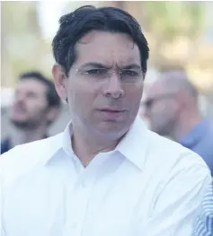  ?? ( Yossi Zamir/ Flash90) ?? DANNY DANON: UAE is very active in Jordan and Egypt, and wants regional influence.