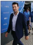  ?? AP PHOTO/LM OTERO ?? Former Dallas Cowboys quarterbac­k Tony Romo was 14 shots back of Brice Garrett, who leads the Corales Puntacana Resort and Club Championsh­ip in Punta Cana, Dominican Republic, on Thursday.