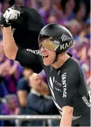  ??  ?? Corbin Strong has already won a world championsh­ip, now he’s aiming for two Olympic Games track cycling medals.
