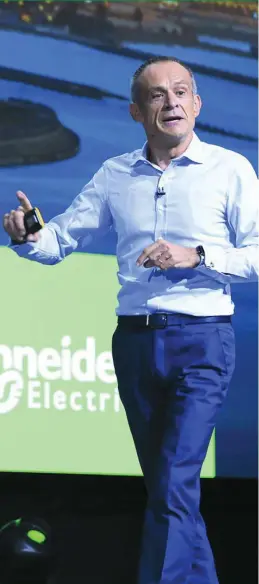  ?? INNOVADORE­S ?? El CEO de Schneider Electric, Jean-Pascal Tricoire.