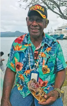  ?? Photo: Laisa Lui ?? Fijian Craft and Tourist Guides president Apakuki Tabuakuro.