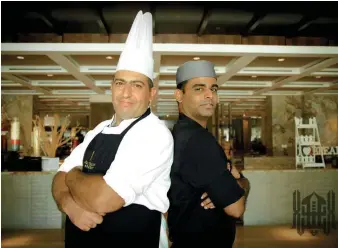  ??  ?? Chef Rabih and Chef Blaise