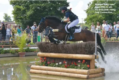  ??  ?? Michael Jung rises from fifth to win his first ERM, riding Star Connection