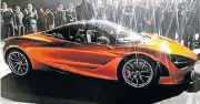  ??  ?? Someone leaked this picture of the replacemen­t for the McLaren 650S.