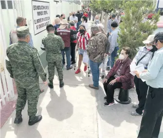  ?? ARCHIVO EL HERALDO DE CHIHUAHUA ?? En el Hospital
Militar se aplicará el biológico del 18 a 30 de octubre