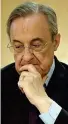  ??  ?? Florentino Pérez Rodriguez è presidente di Acs dal 1997 e del Real Madrid dal 2009