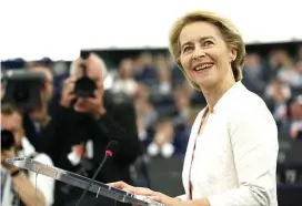  ?? Bild: Jean-Francois Badias ?? Ursula von der Leyen.