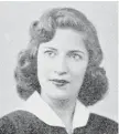  ?? ASSOCIATED PRESS ?? High School yearbook picture of U.S. Supreme Court Justice Ruth Bader Ginsburg in this undated photo.