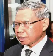  ??  ?? Welcome boost: Mustapa says Broadcom’s new facility is a welcome boost to Malaysia’s logistics industry.