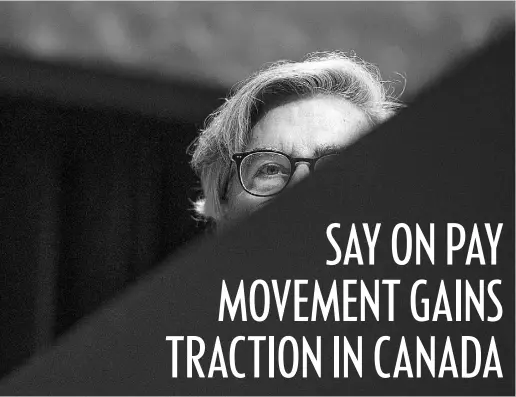  ?? Tyler Anderson / National
Post ?? John Thornton, chairman of Barrick Gold, had his compensati­on voted down by shareholde­rs at this week’s annual meeting.