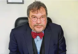  ?? Laura Duclos / Staff file photo ?? Vaccine expert Dr. Peter Hotez, with Baylor College of Medicine, said the United States shoulders the burden of investing in global health technologi­es.
