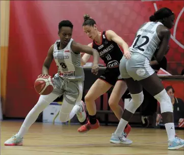  ?? (Photo xxxxx) ?? Fatoumata Toure, 18 ans, MVP du match face au Centre Fédéral.