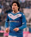  ?? LAPRESSE ?? Conteso Sandro Tonali, 19 anni, stellina del Brescia