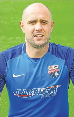  ?? Picture: SNS Group. ?? Iain Campbell: back in the Montrose squad after a long lay-off with a groin injury.