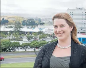  ?? Photo: FAIRFAX NZ ?? Making progress: Porirua Chamber of Commerce executive director Holly Thompson says the canopies upgrade is moving in the right direction.