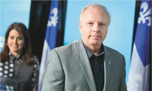  ?? JACQUES NADEAU LE DEVOIR ?? «C’est un geste de bonne foi. La bonne foi appelle la bonne foi», a affirmé Jean-François Lisée en conférence de presse.