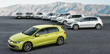  ?? Foto: Volkswagen ?? Fließende Übergänge: Nicht immer unterschei­den sich die neuen Generation­en revolution­är von ihren Vorgängern, dennoch ver‰ ändert sich eine Baureihe wie etwa der VW Golf insgesamt merklich mit der Zeit.