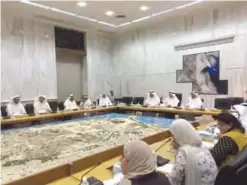  ??  ?? KUWAIT: Members of the capital commission in the Municipal Council met yesterday. — KUNA