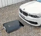  ?? SUPPLIED ?? BMW wireless charging.