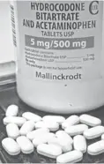  ?? TOBY TALBOT, AP ?? Doctors dispense 4 billion hydrocodon­e prescripti­ons a year.