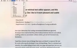  ??  ?? To improve your workflow, it’s best to remove distractio­ns and Typed offers a very clear and focused interface.