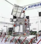  ?? PROVIDED BY NASA ?? Technician­s work to process NASA’s Plankton, Aerosol, Cloud, ocean Ecosystem (PACE) observator­y in a bay at the Astrotech Space Operations Facility near the agency’s Kennedy Space Center in Florida on Dec. 4.